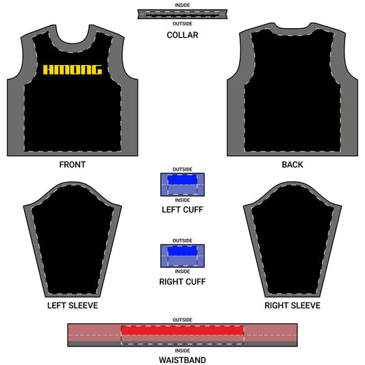 Hmong Sweater - Plain Hmong Men's Style (HMONG)